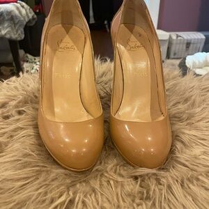 Christian Louboutin Women's Beige Heels